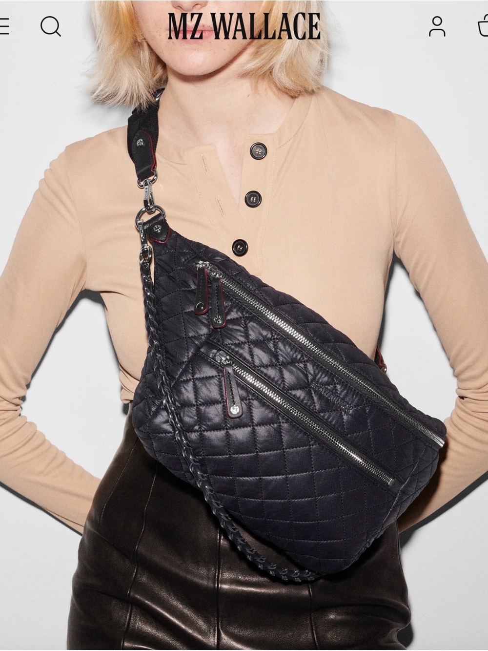 MZ Wallace Crosby Crossbody Sling Bag - Picture 3 of 6